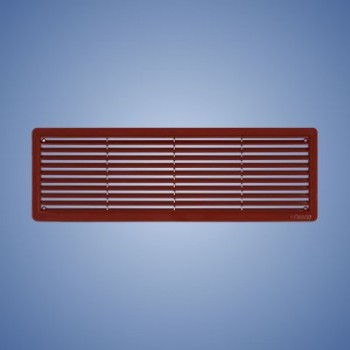 Ajtó szellőzőrács barna színben - 500 × 90 mm