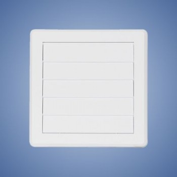 Gravitációs szellőzőrács fehér színben