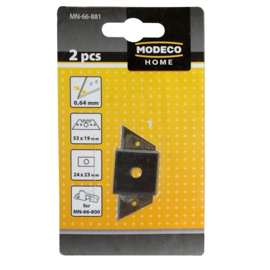 MODECO Gipszkarton élvágó pótpenge (2 db)