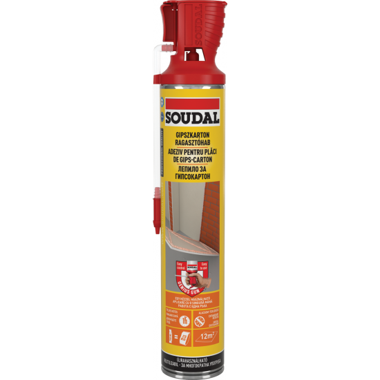 Soudal gipszkarton ragaszt&oacute;hab 750 ml