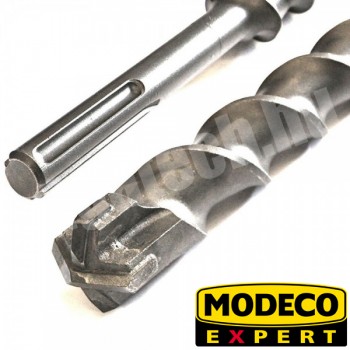 MODECO SDS Plus kőzet fúrószár négyélű - 10 × 260 mm