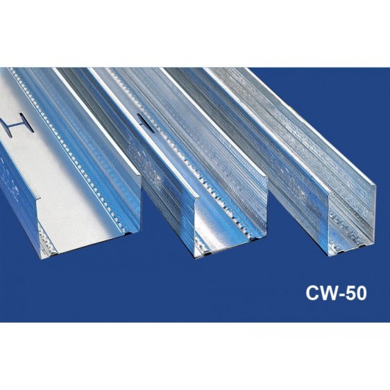 CW 50 gipszkarton profil 0.5 mm - 4 m