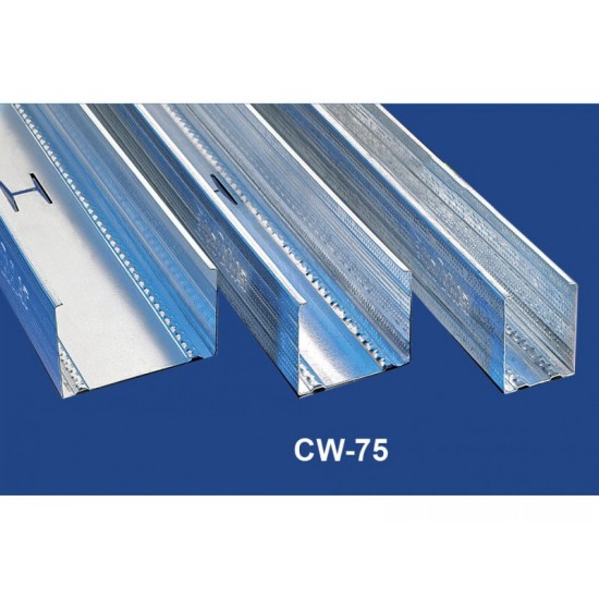CW 75 gipszkarton profil 0.5 mm - 3 m