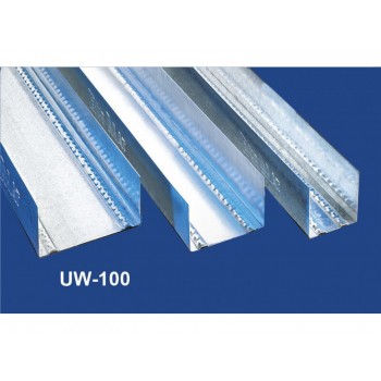 UW 100 gipszkarton profil 0.5 mm - 4 m