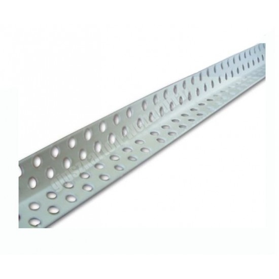 Gipszkarton PVC élvédő 2.5 m - 21 × 21 mm