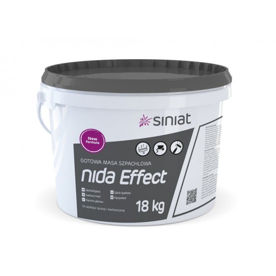Siniat Nida Effect kézi/gépi glettelő Q2-Q4-18kg