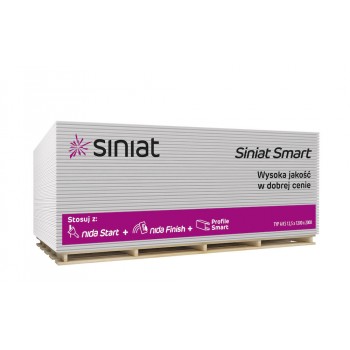Siniat Nida Smart normál gipszkarton 12.5 mm / 1.2 × 2 m / 2.4 m2
