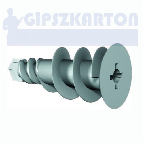 Gipszkarton műanyag dübel DRIVA 14*22 mm / önfúró