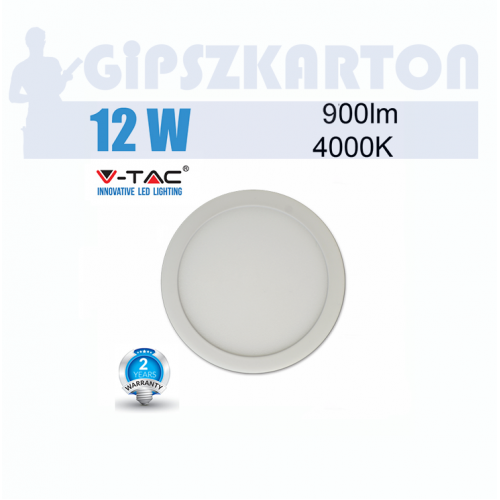LED PANEL felületre szerelhető kerek / 12W / SKU4911