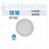 LED PANEL felületre szerelhető kerek / 18W / SKU4917