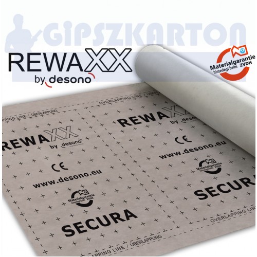 REWAXX SECURA® 150 2SK / szélzáró,páraáteresztő tetőfólia