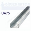 Gipszkarton merevítő profil UA75